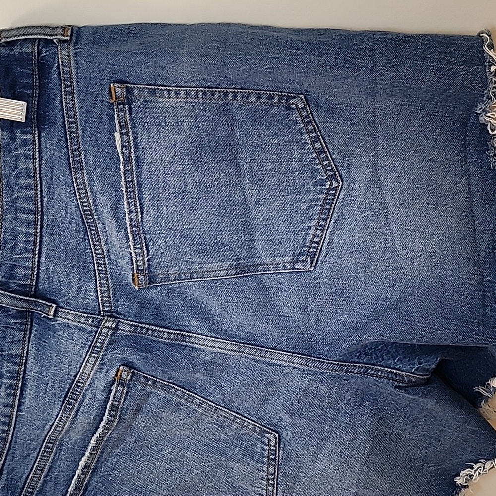 Abercrombie&Fitch The dad high-rise short criss-cross Size 34/18 - Picture 16 of 16